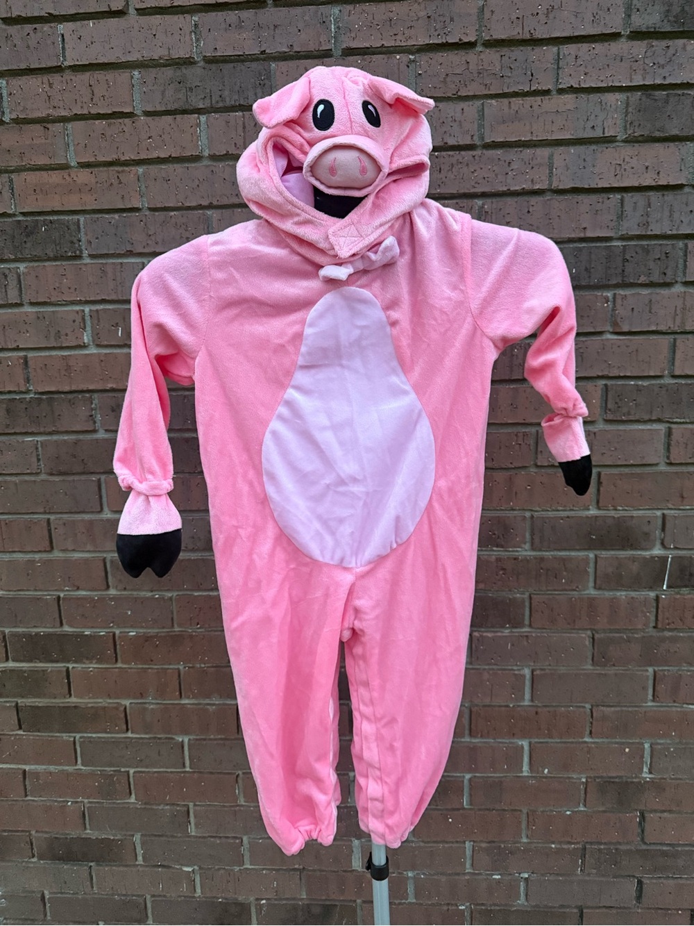 Spooktacular Creations Pink Pig Costume Jumpsuit Toddler 3T Halloween Dress Up